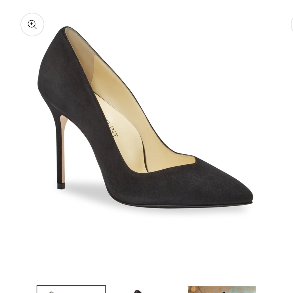 Sarah Flint Perfect Pump 100 in Black Suede